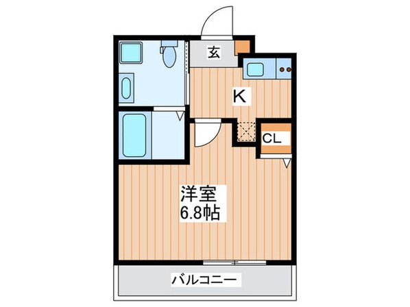 ＬＩＢ　ＴＯＵＤＡの物件間取画像